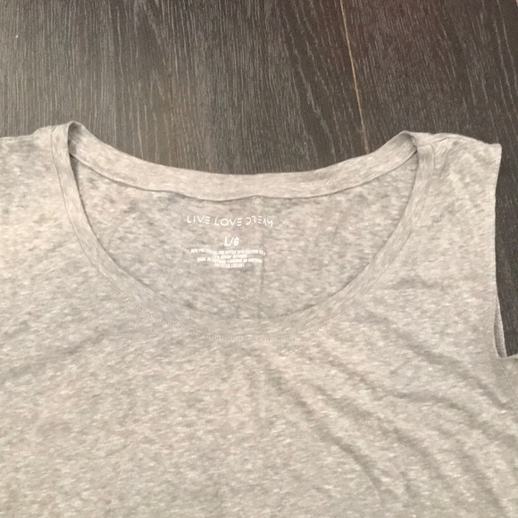 Gray off the shoulder top - Picture 2 of 2